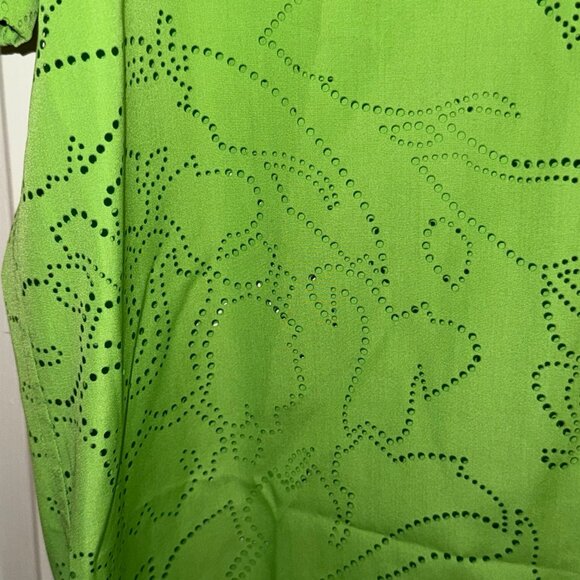 AUTH MENS VERSACE SHORT SLEEVE BUTTON UP SHIRT SIZE 48 OVERSIZE APPROX LARGE - Picture 6 of 16